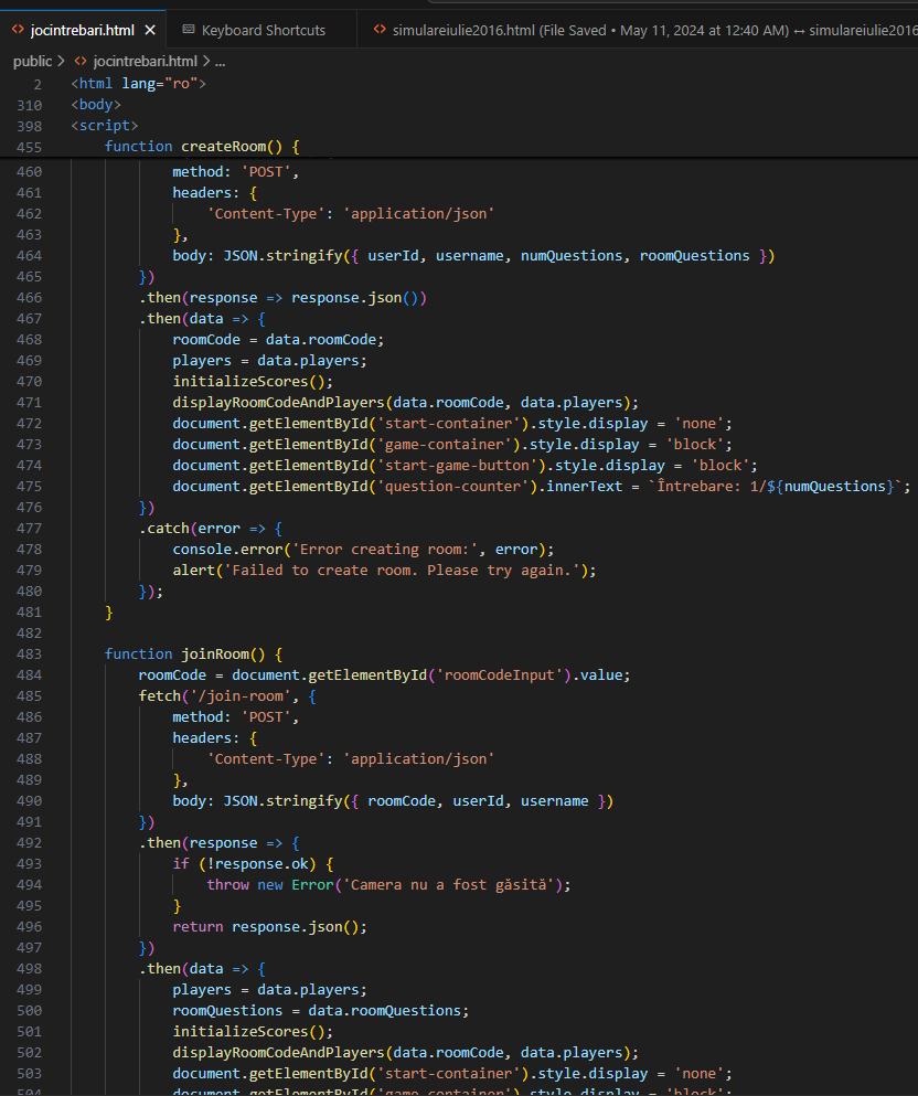 Platforma Codată Manual